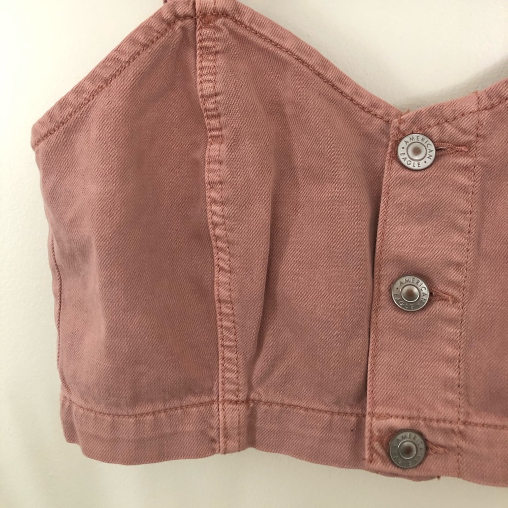 COPY - Cropped denim tank